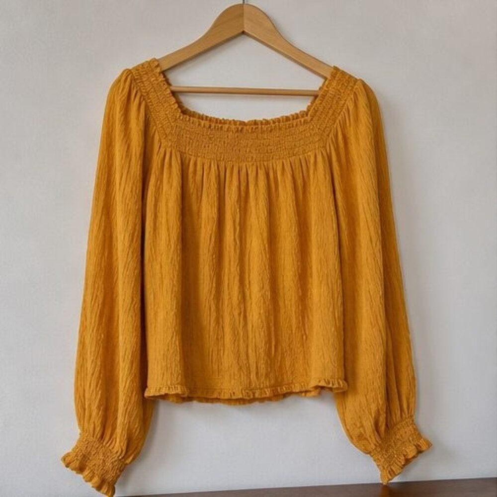Ivory Button Blouse